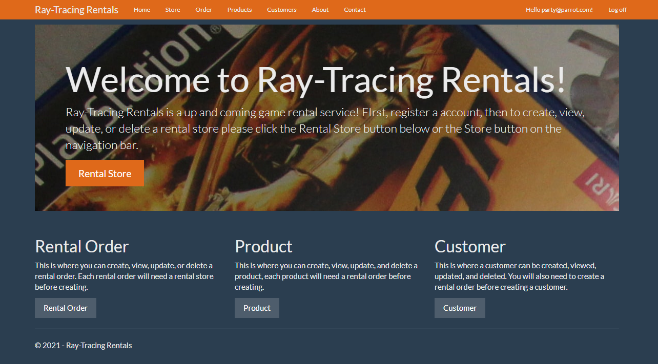 Ray-Tracing Rental App